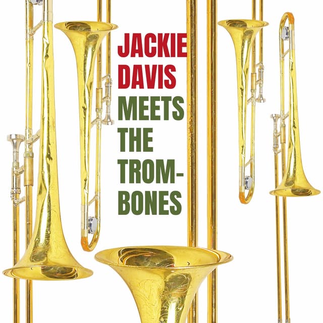 Album cover art for Jackie Davis Meets The Trombones