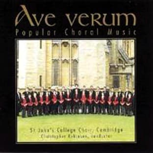 Album cover art for Ave Verum, Popular Choral Music