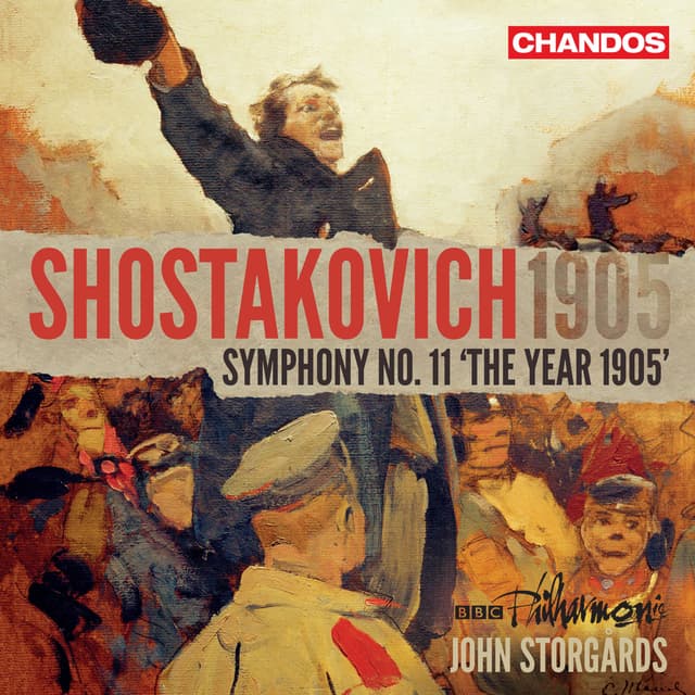Album cover art for Shostakovich: Symphony No. 11 "The Year 1905"