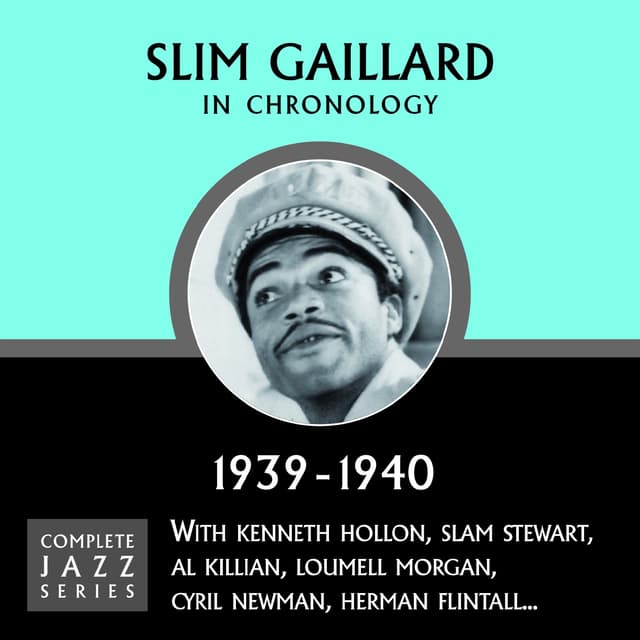 Album cover art for Complete Jazz Series 1939 - 1940