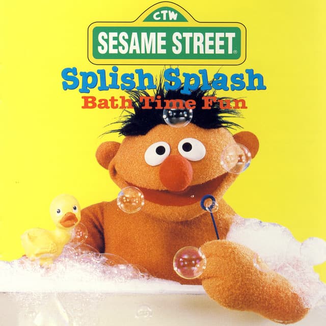 Album cover art for Sesame Street: Splish Splash - Bath Time Fun