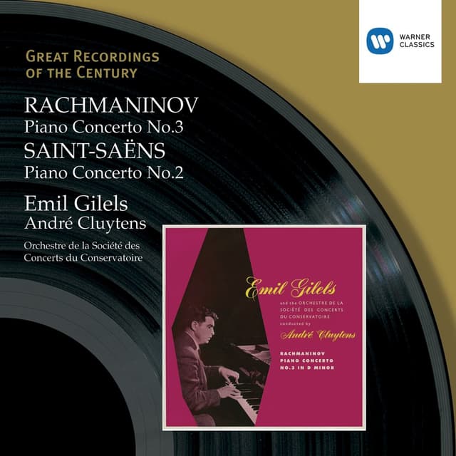 Album cover art for Rachmaninov: Piano Concerto No.3 - Saint-Saëns: Piano Concerto No.2