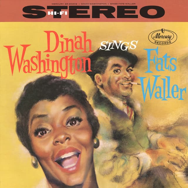 Album cover art for Dinah Washington Sings Fats Waller