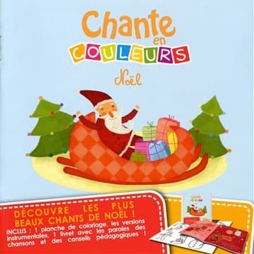 Album cover art for Chante en couleurs Noël