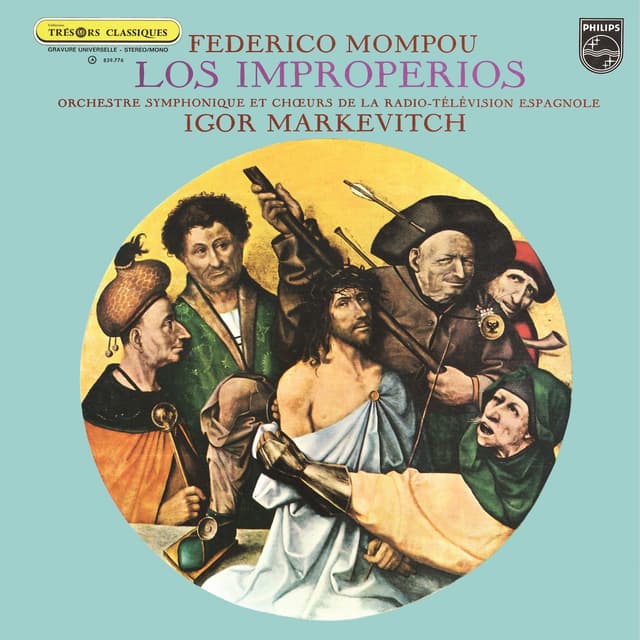Album cover art for Mompou: Los Improperios - Victoria: Vexilla Regis - Ferrer: Lamentación