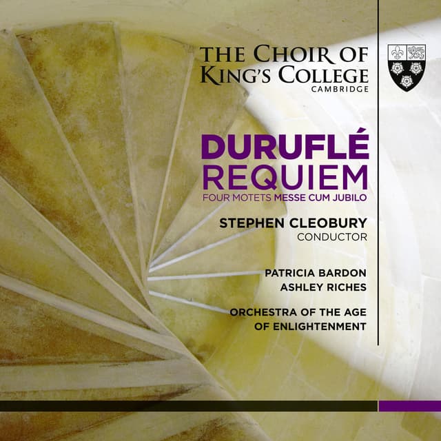 Album cover art for Duruflé: Requiem, Four Motets, Messe Cum Jubilo