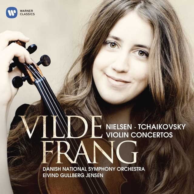 Album cover art for Nielsen & Tchaikovsky: Violin Concertos