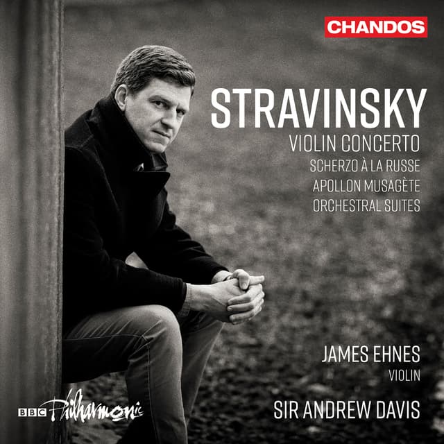 Album cover art for Stravinsky: Violin Concerto - Orchestral Works