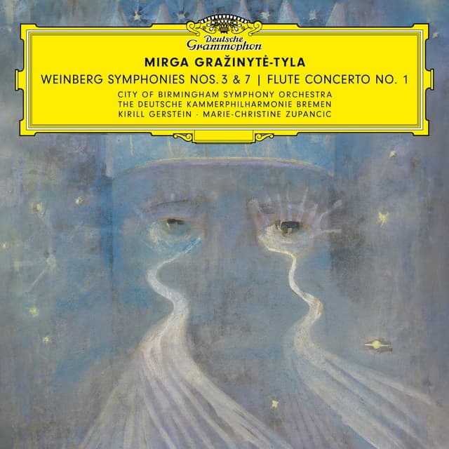 Album cover art for Weinberg: Symphonies Nos. 3 & 7 - Flute Concerto No. 1