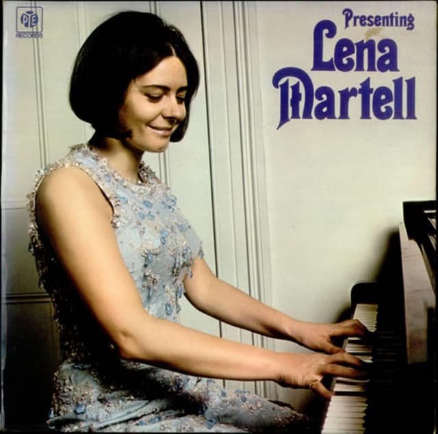 Album cover art for Presenting Lena Martell