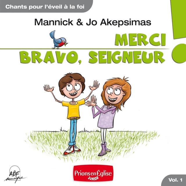 Album cover art for Merci, bravo, Seigneur, Vol. 1 (Chants pour l'éveil à la foi)