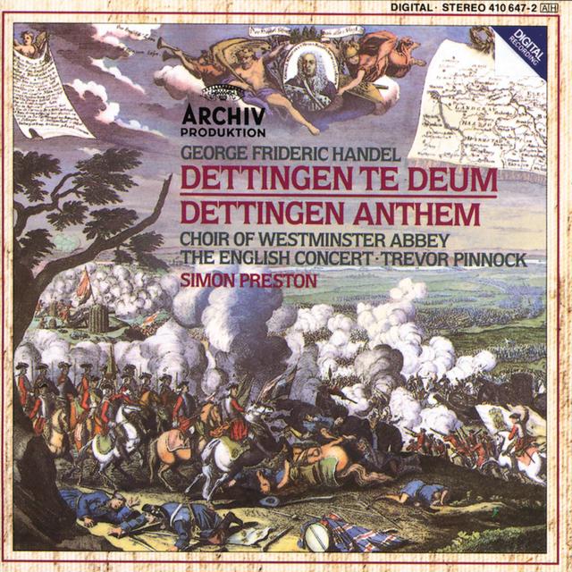 Album cover art for Händel: Dettingen Te Deum - Dettingen Anthem