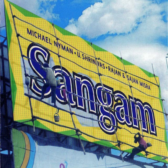 Album cover art for Sangam : Michael Nyman meets indian masters