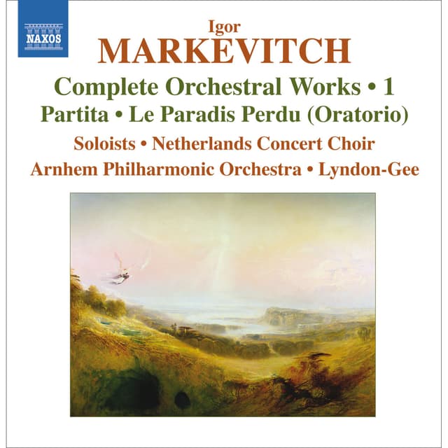 Album cover art for Complete Orchestral Works • 1: Partita • Le Paradis Perdu (Oratorio)