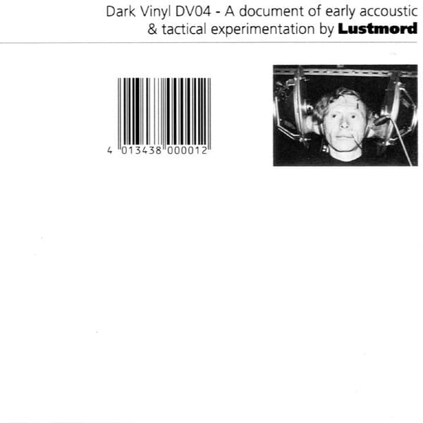 Album cover art for A Document of Early Acoustic & Tactical Experimentation