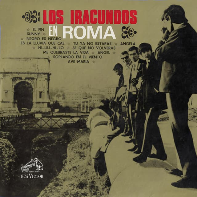 Album cover art for Los Iracundos en Roma