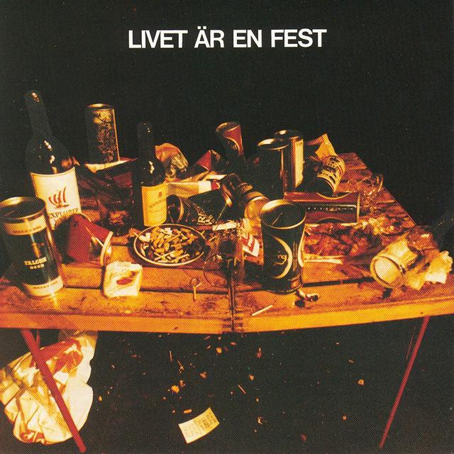 Album cover art for Livet är en fest