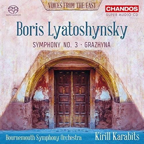 Album cover art for Boris Lyatoshynsky: Symphony No. 3 – Grazhyna