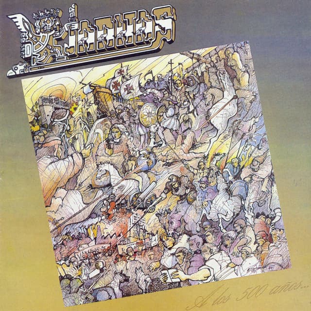 Album cover art for A los 500 Años