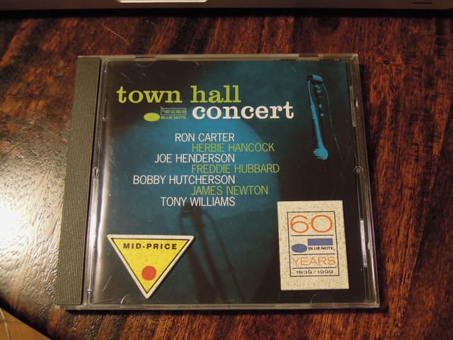 Album cover art for Town Hall Concert