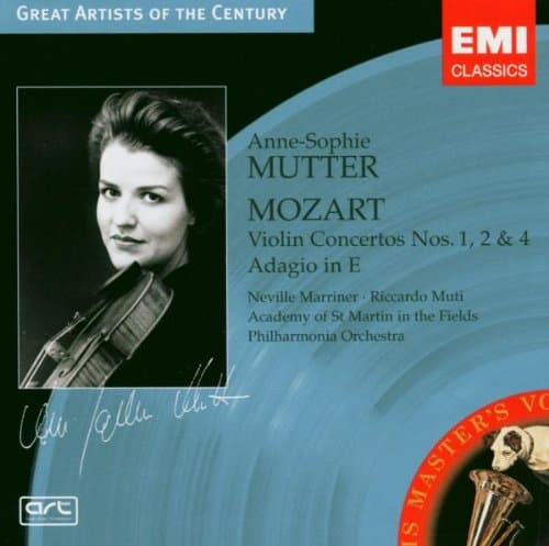 Album cover art for Mozart - Concertos Pour Violon n° 1, 2, 4