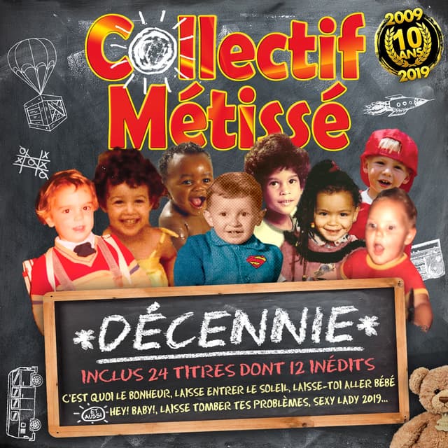Album cover art for Décennie