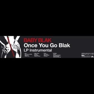 Album cover art for Once U Go Blak (instrumentals)