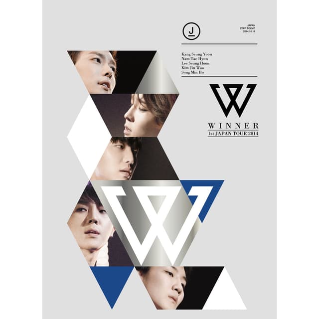 Album cover art for WINNER 1st JAPAN TOUR 2014
