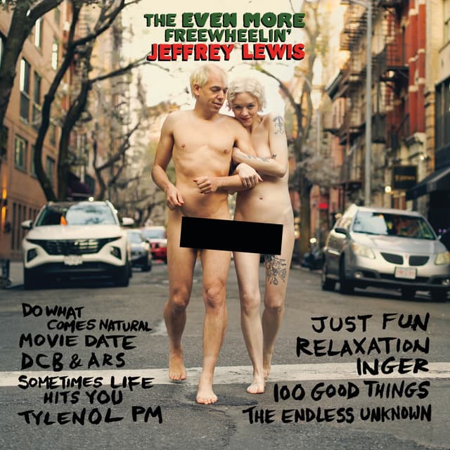 Album cover art for The EVEN MORE Freewheelin' Jeffrey Lewis