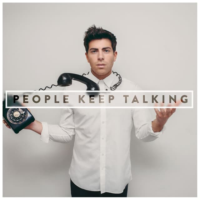 Album cover art for People Keep Talking