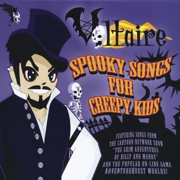 Album cover art for Spooky Songs For Creepy Kids