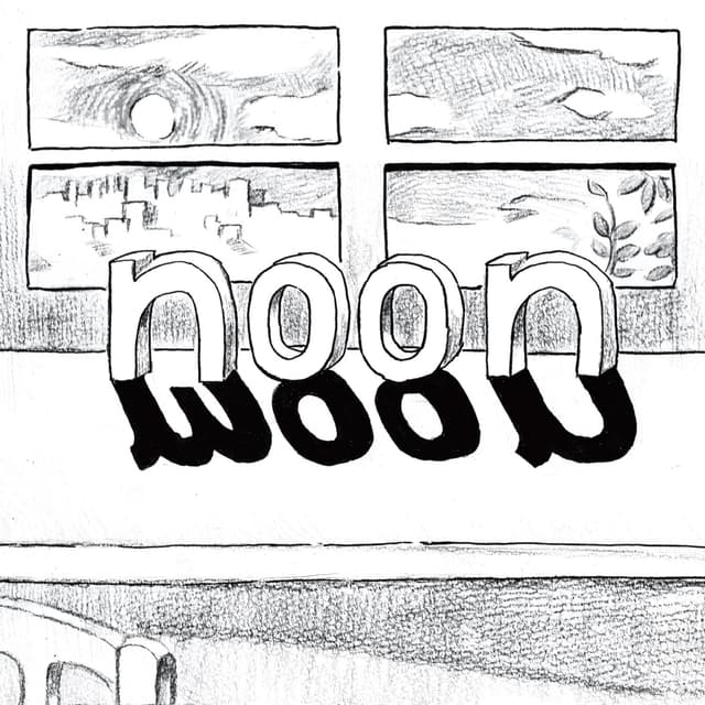 Album cover art for noon/moon