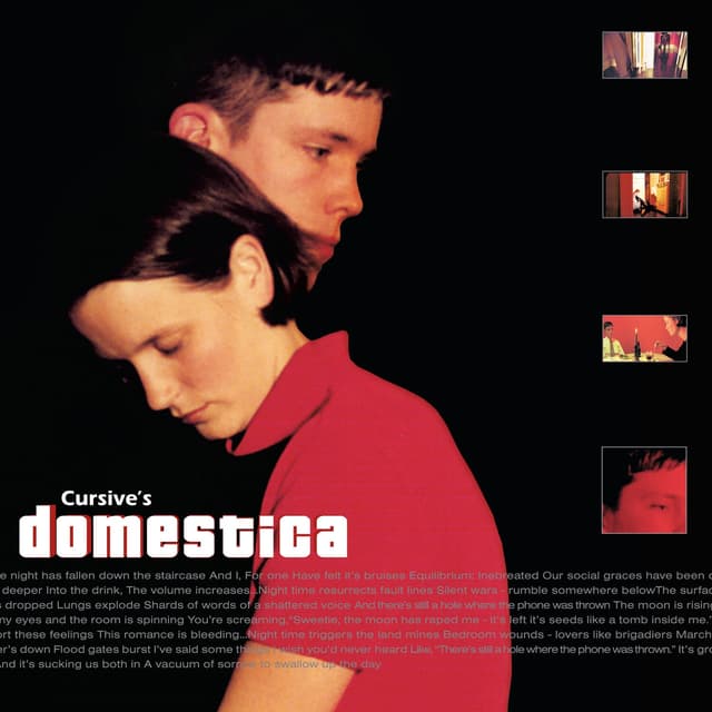 Album cover art for Cursive's Domestica