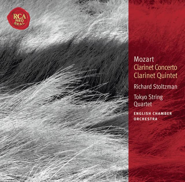 Album cover art for Mozart: Clarinet Concerto K.622; Clarinet Quintet K.581: Classic Library Series