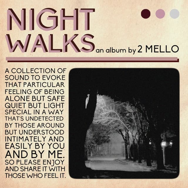 Album cover art for Night Walks