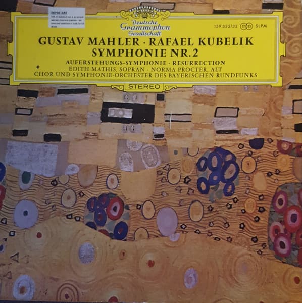 Album cover art for Mahler: Symphonie Nr. 2 (Auferstehungs-Symphonie · Resurrection)