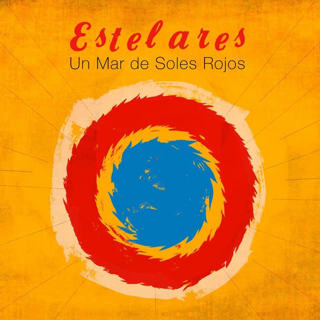 Album cover art for Un Mar de Soles Rojos