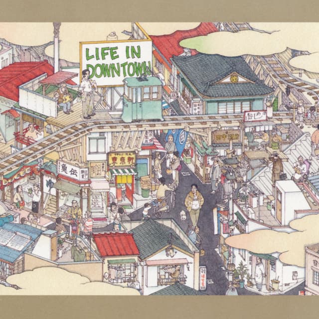 Album cover art for Life In Downtown
