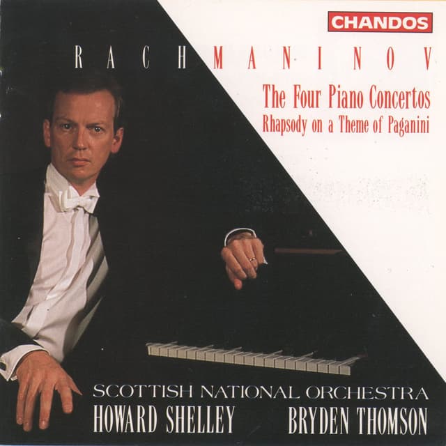 Album cover art for Rachmaninoff: Piano Concerto No. 1 , Piano Concerto No. 4 & Rhapsody on a Theme of Paganini