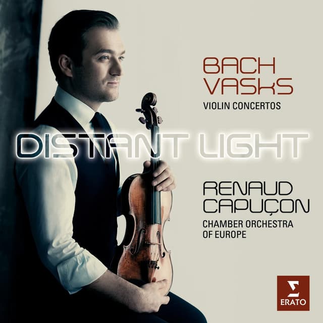 Album cover art for Distant Light: Bach - Vasks