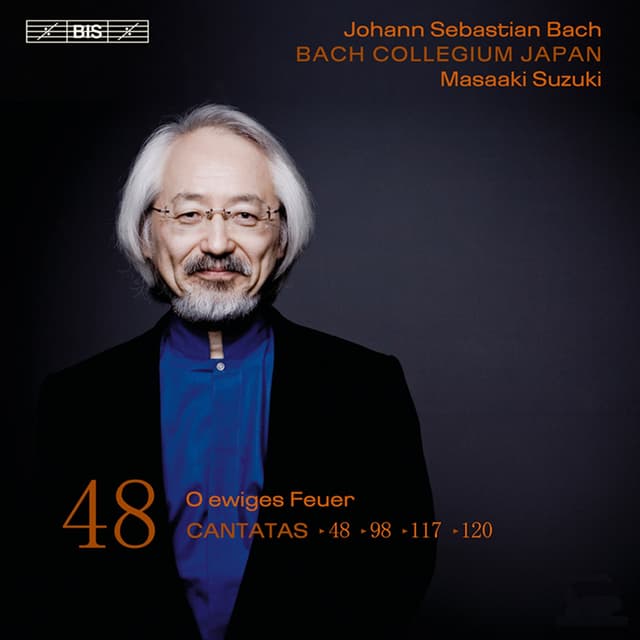 Album cover art for Bach : Cantatas Vol. 48 - O Ewiges Feuer