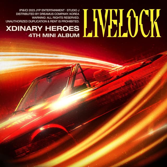 Album cover art for Livelock