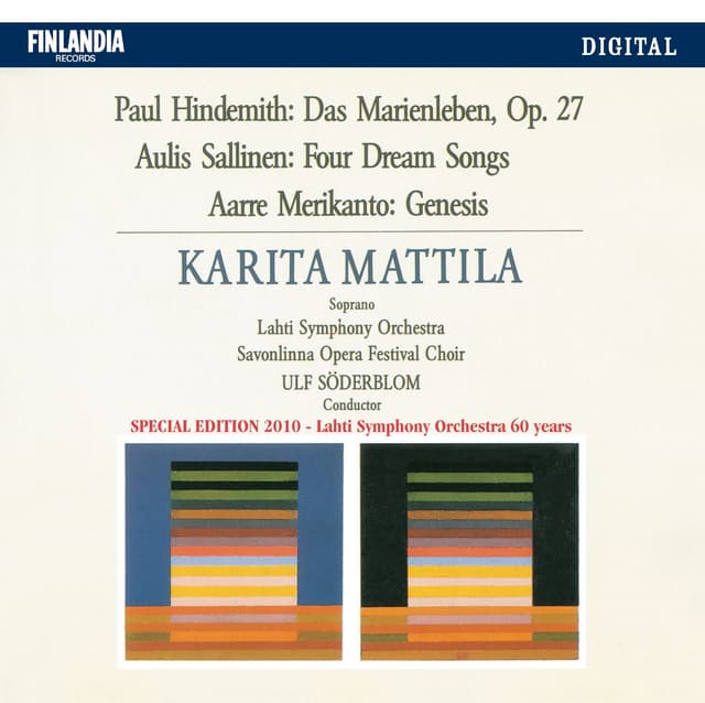 Album cover art for Hindemith / Sallinen / Merikanto