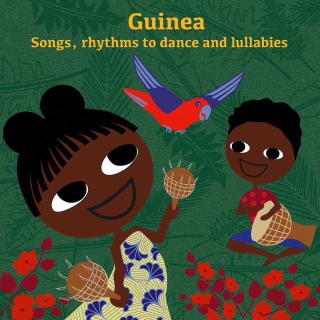 Album cover art for Guinea: Songs, Rhythms to Dance and Lullabies