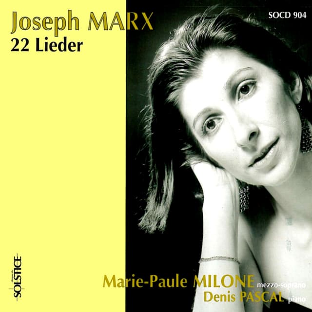 Album cover art for Marx : 22 Lieder