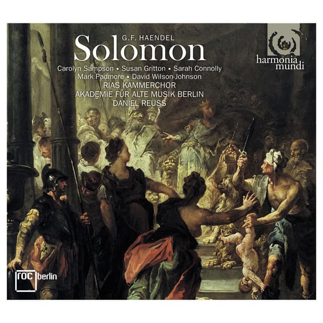 Album cover art for Handel: Solomon