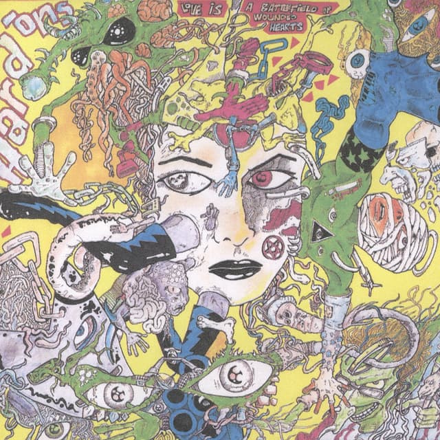 Album cover art for Love Is a Battlefield of Wounded Hearts