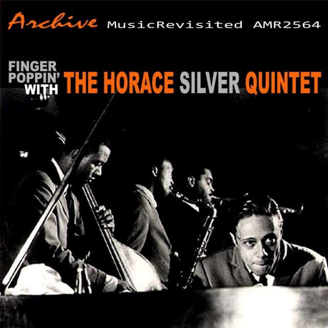 Album cover art for Finger Poppin' with the Horace Silver Quintet