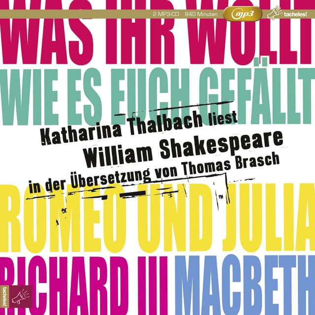 Album cover art for Was ihr wollt / Wie es euch gefällt / Romeo und Julia / Richard III / Macbeth