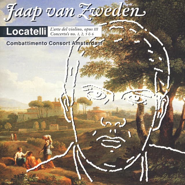 Album cover art for Locatelli: L'arte del violino, Op. III, concertos no. 1, 2, 5 & 6